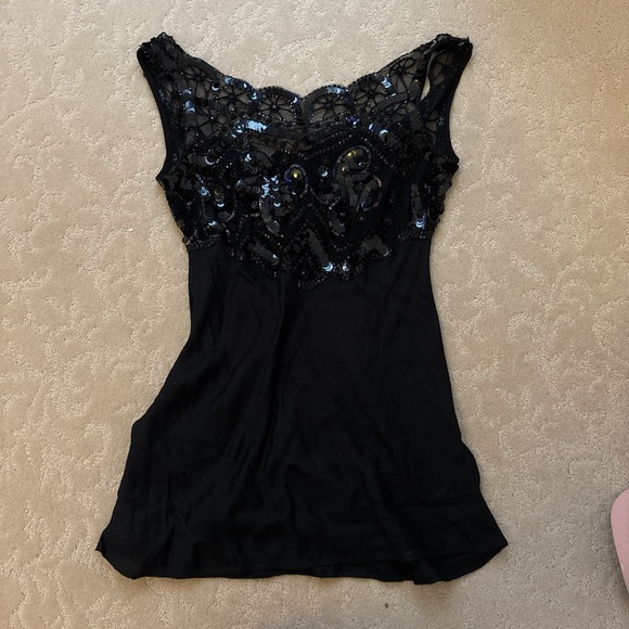 Elegant Black Lace Women's Top - Picture 1 of 4
